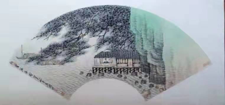 山水扇面系列    曾先国